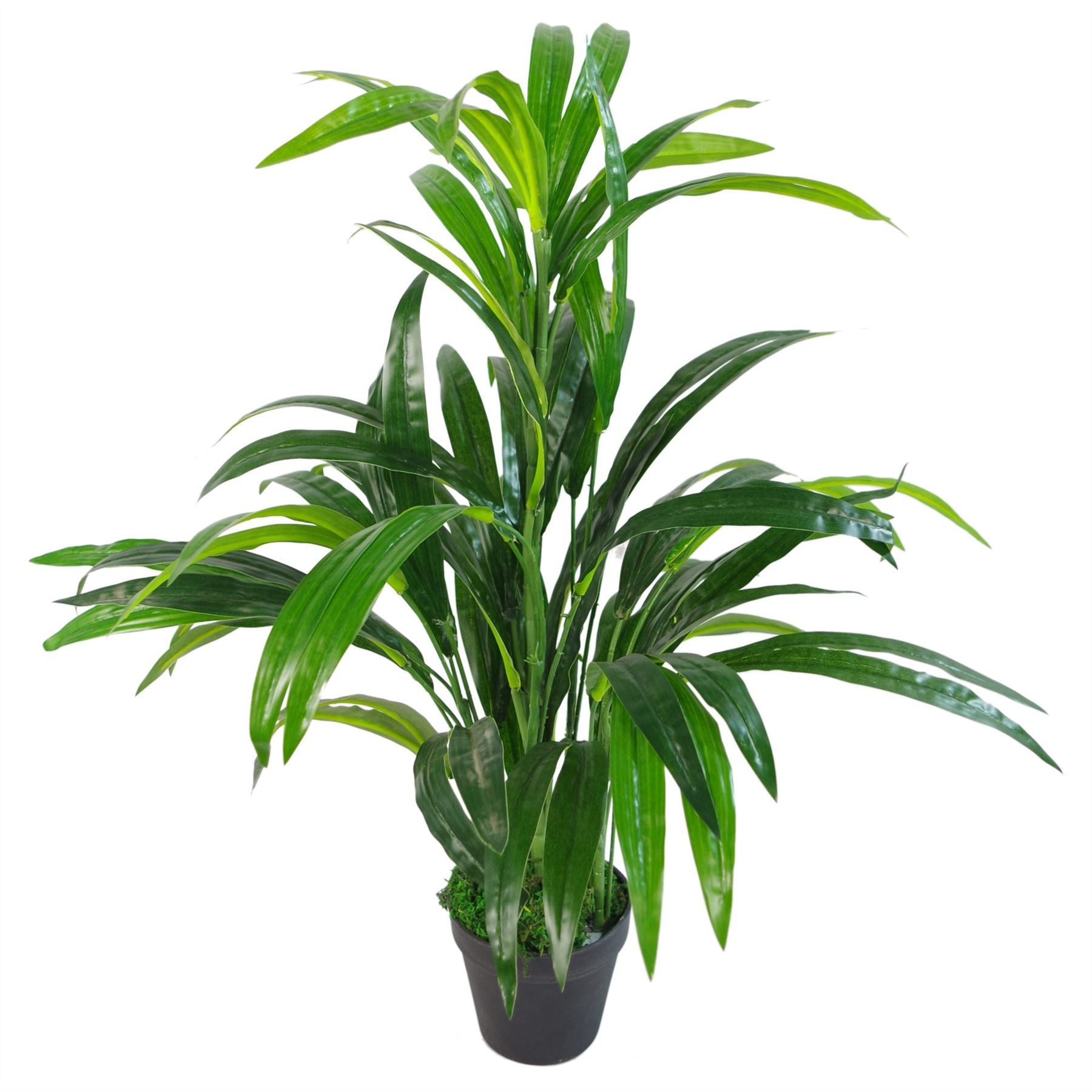 Artificial Bamboo Silver Planter Plants 65cm-2